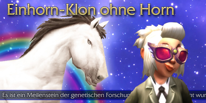 Gentechnikern gelingt Einhorn-Klon ohne Horn