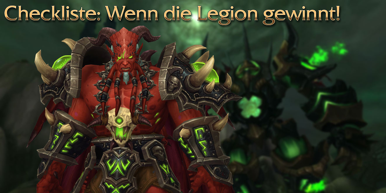 Checkliste: Wenn die Legion gewinnt!