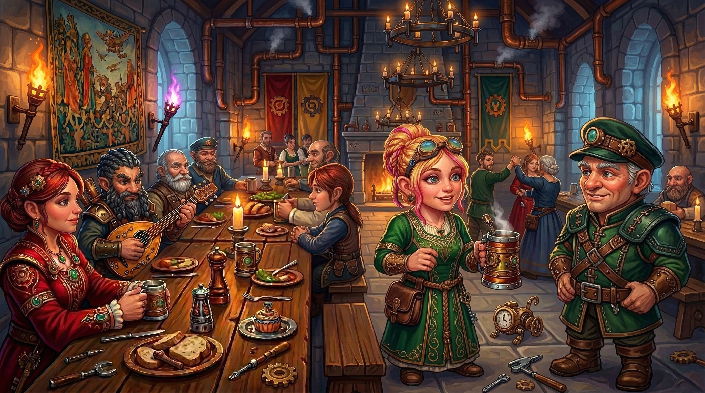 Sonntag 29.03. 17 Uhr – Das musikalische jüngste Gericht: Mittelalter trifft Metal!