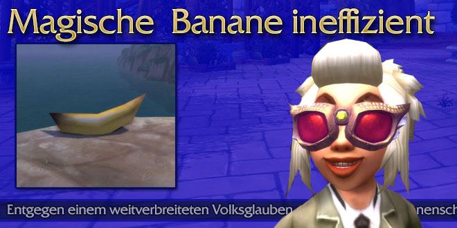 Magische Banane erstaunlich ineffizient